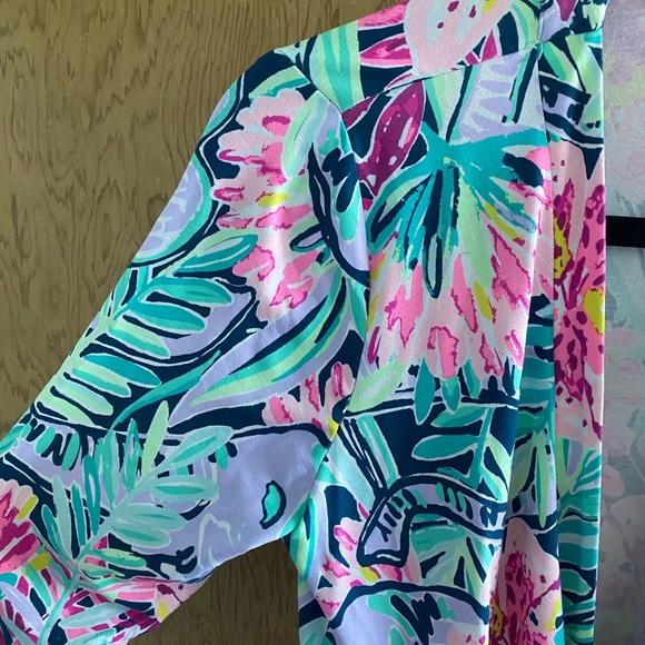 Lilly Pulitzer stretch jersey wrap dress, size 8 UK, new without tags - Picture 5 of 5